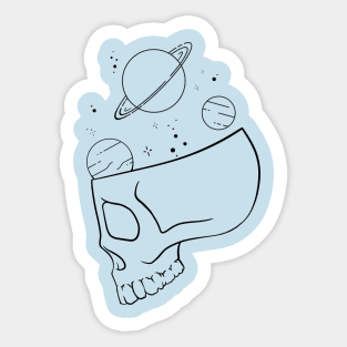 Skull Sticker